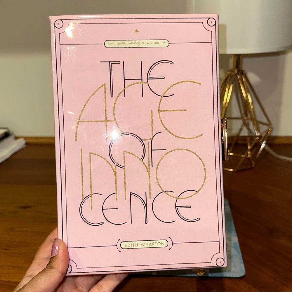 NWT KATE SPADE Book Clutch The Age of Innocence